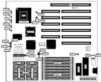 FOREX COMPUTER CORPORATION &nbsp; 386/486 CACHE SYSTEM BOARD