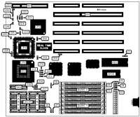 UNITRON COMPUTER, INC. &nbsp; 3/486 MAINBOARD