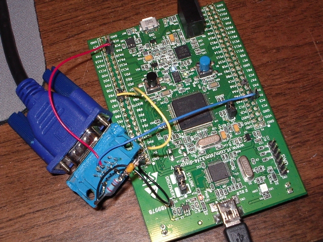 Hardwre for 800x600 VGA on STM32F4 Discovery Hardwre for 800x600 VGA on STM32F4 Discovery