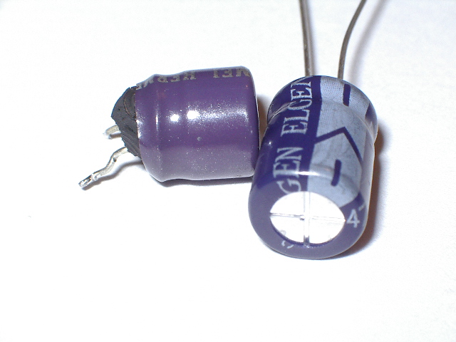 A bad cap next to a good cap A bad cap next to a good cap