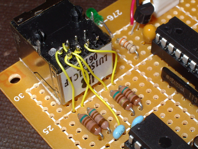 The Ethernet jack The Ethernet jack