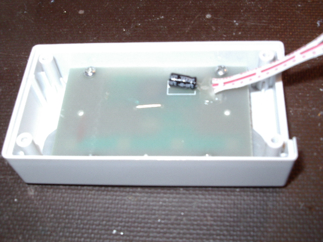 Backside of the display board Backside of the display board