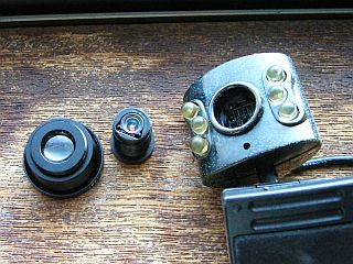 図9:径が合わない魚眼レンズ <click>→図10:スマホ用魚眼レンズ