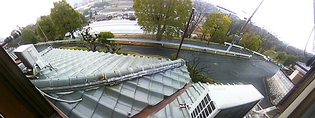 図7:180度カメラの守備範囲 <click>→図8:自家製の監視系の範囲