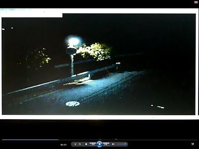 図3:「UCAM-DLA200H」による夜景看視 <click>→動画1:8台のUSBカメラ切替での夜景看視