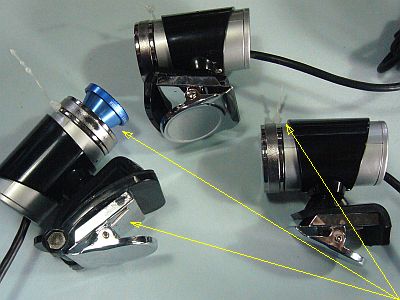 図7:台座部加工、極細バンドによる緩み留め、スマホ用ワイド・レンズ付加 <click>→図8:ワイド・レンズの効果