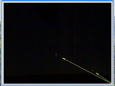 図1:旅客機の灯火 <click>→図2:PC画面全体