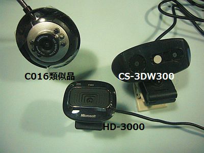 図3:使用している異種カメラ(群)