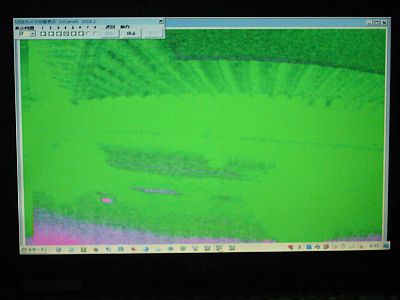 図7:不調時の映像