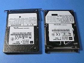 左:810MB、右:6GB(入らず)