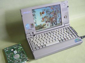 快復したLib60と元凶9.5mm厚HDD <クリック>で、“マウスが無い!”警告