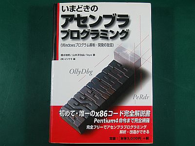 図1:『いまどきのアセンブラ・プログラミング』 <click>→図2:邪魔な書き込み