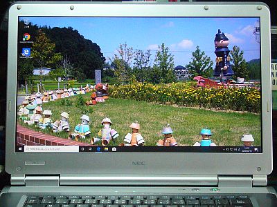 図1:「Win10」へ移行させた「VK25LD-G」(Core i3) <click>→図2:「celeron機」から「Corei5機」まで試した