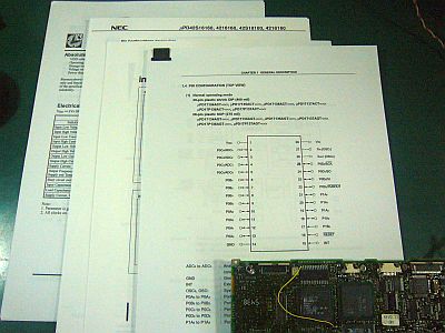 図1:ネットからダウンロードした資料類 <click>→図2:CQ出版社の規格表群