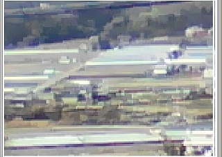 図1:HD-3000でズームアップした映像 <click>→図2:左:HD-3000,右:ELECOM製UCAM-DLK130TRD