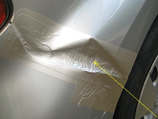 図1:アルミテープで誤魔化す <click>→図2:少しはマシか?