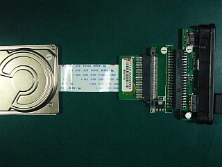 図3:1.8ZIF-80GBのIDE接続が拙かった? <click>→図4:切れていたヒューズは繋いだが