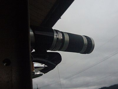 図3:実試用の様子 <click>→図4:CS-3DW300の望遠化画像