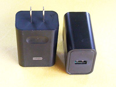 図1:妙な「USB電源」を買ってみた <click>→図2:マルチ出力って?