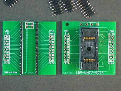 図1:何と分離成功!か <click>→図2:両面基板のスルーホールは抜くのが大変