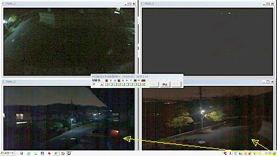 図81:夜景看視が有用/可能な向き <click>→図82:昼の風景