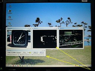 図1:2値化の実験とメニュー改作 <click>→動画1:実験映像