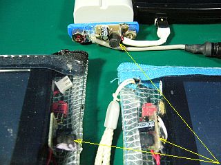 図5:7.4V→5Vに <click>→図6:百均品の2種あり