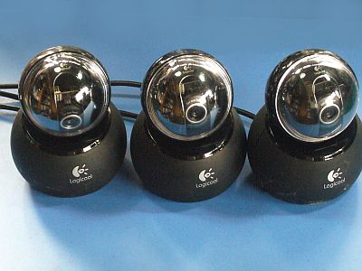 図26:全部動いた可動型「Webcam Orbit/Sphere AF」ジャンク品3台