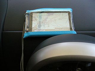 図3:ダッシュボード上は受信良好はず? <click>→図4:後で、GPSセンサの確認