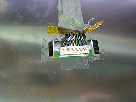 外したコネクタ部