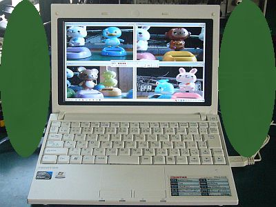 図1:整備出来たFRNU508ジャンク <click>→図2:1366x768が魅力!