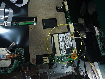 図7:全分解までして調べてみた <click>→図8:このカードが不良だった!