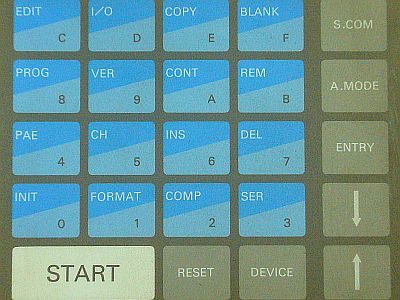 図1:PROMライタのタッチ・キー部 <click>→図2:全体の様子