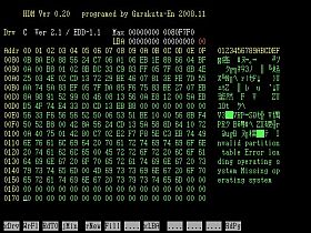 動作中の画面(縮小) <クリック>で、標準画面